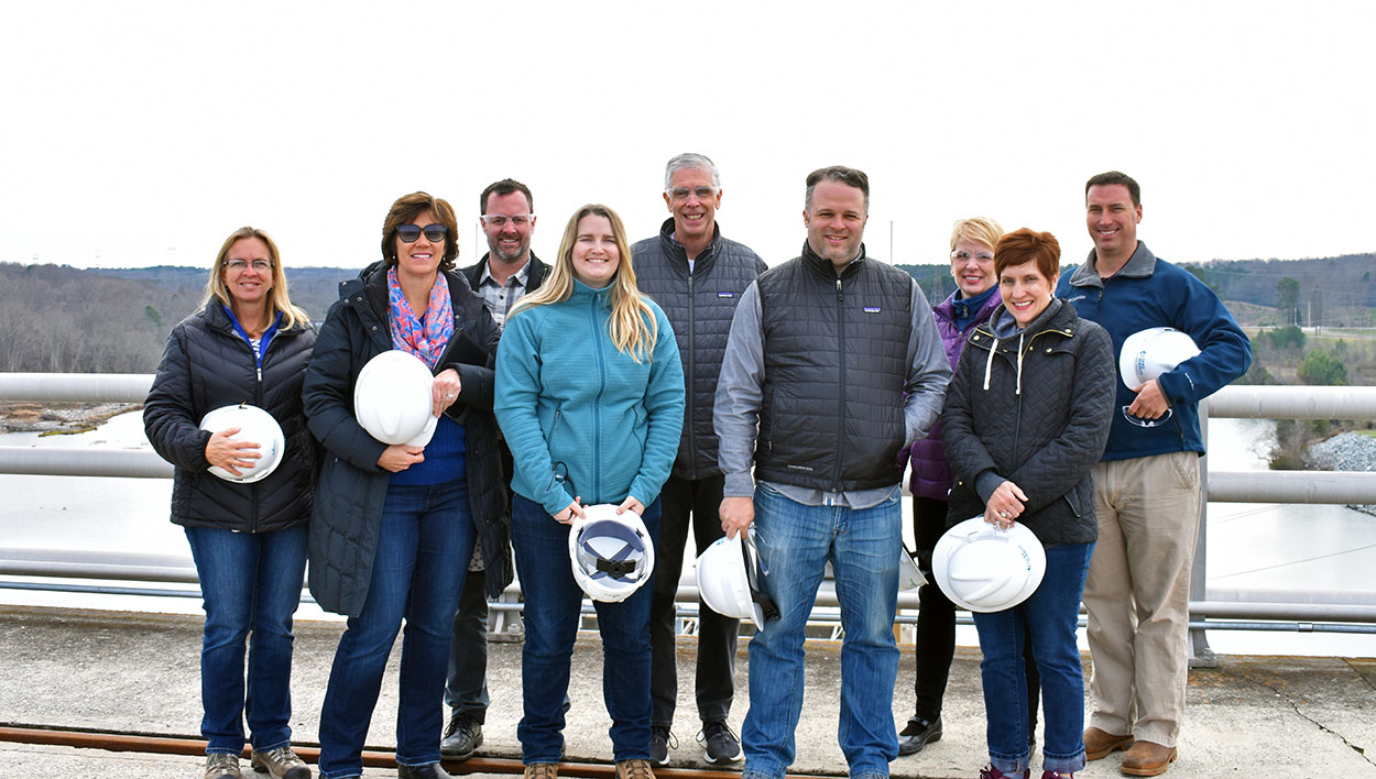 Citizens' Water Academy participants at a water facility